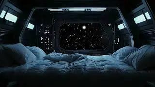 Alone in the Space Cabin 🚀 Gentle Cosmic Ambience for Calm Nights & Deep Sleep