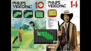 Gunfighter and Golf - Philips Videopac G7000 Nr. 14 & Nr. 10 - GubbaGaming #retrogaming #cowboys