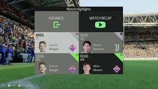 Rudomag4 - FC 25  *Player Career mode(ICONS)*    BAGGIO!      Fiorentina Vs  Juventus