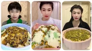 (solo)RELAXING SOUND OF EATING ASMR/ PASSIONFRUIT/ MATCHA/ MILK POWDER #asmr #relaxing #eating