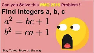 RMO 2015 | Maths Olympiad | IITJEE | Mathematics | Olympiad| Sahil Sir