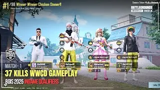 TOTAL 37 KILLS WWCD GAMEPLAY🔥in BGIS 2025 INGAME QUALIFIERS 💀 | BGIS 2025 | Ragnok Playz