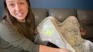 Review of Dinosaur Glow in The Dark Blanket for Kids - Boys & Girls
