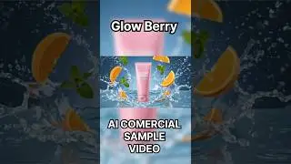 Cinematic Product Commercial - 100% AI Generated | Glow Berry Ad | Cyber Flow Studios #shorts