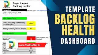 Product Backlog Health Dashboard Template