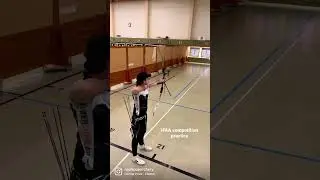 Practicing for this Sunday&rsquo;s IFAA competition.     #archery #athlete #practice