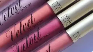 MUA Cosmetics NEW Velvet Lip Lacquers|Swatches