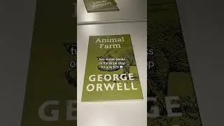 Dive into the dystopian world of 1984 and animal farm #1984 #animalfarm