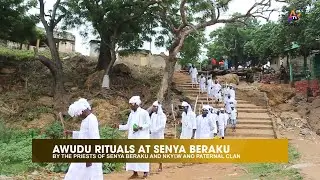 This is how Awudu rituals is done by the Great priests and Nkyɛw Ano Paternal clan at Senya Beraku