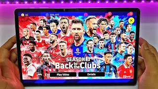Efootball 2023 Season 3 Online Multiplayer (Samsung Tab S8+) High Graphics 60FPS