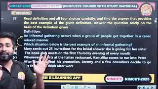 NIMCET | Q 37 | PREVIOUS YEAR QUESTION 2025 | REASONING | SOLUTION || #nimcet #question