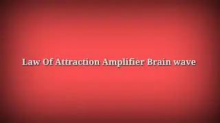 Law Of Attraction Amplifier Brain wave