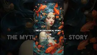 The Mythological Story of the Pisces Zodiac: Aphrodite and Eros Transformation into Goldfish #shorts