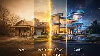 Houses Then vs Now vs Future (1920&ndash;2050) | How Homes Will Look in 2050