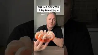 Shrimp cocktail and my blood sugar. #bloodsugar #glucoselevels #insulinresistant1 #shrimpcocktail