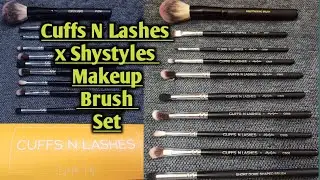 CUFFS N LASHES x SHYSTYLES Makeup Brush Set || Good quality and Affordable Eye Makeup Brush Set ||