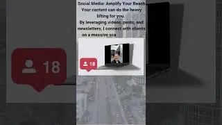 Social Media Amplify Your Reach Your content can do the heavy lifting for you  💻✨ By leveraging vid