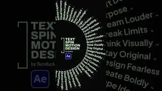 Make Motion Graphic Typography Carousels in After Effects