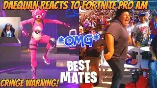 DAEQUAN REACTS TO FORTNITE PRO AM! MTH KILLS TIM! *CRINGE WARNING* (Fortnite Stream Highlights)