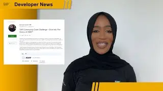 ABAP Community Challenge, Builder's Challenge, ABAP History to Future, CAP | SAP Developer News