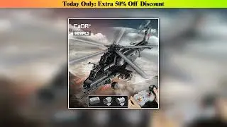 Hot Picks Cada 989pcs City Police Weapon RC Helicopter Aircraft Airplane Bricks Military Fighter -1