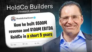 How He Built R&ouml;ko, a $500M Revenue and $100M EBITDA HoldCo (R&ouml;ko CEO Fredrik Karlsson)