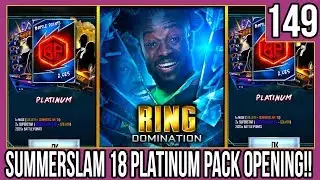 SUMMERSLAM 18 PACK + KOFI KINGSTON RING DOM!! #WWESUPERCARD S4 #149