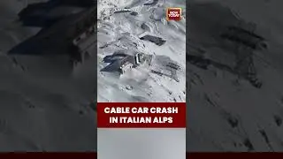 #italianalps #cablecar Cable Car Accident in Italian Alps Leaves 4 Injured, 94 Evacuated