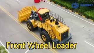 Electric Front Wheel Loader 6m3 Bucket 226KW 7 Ton Micro Pressurized