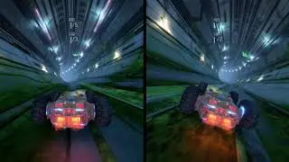 GRIP: Combat Racing for Nintendo Switch | Patch 1.1 vs. 1.2 | Docked/Handheld Comparison