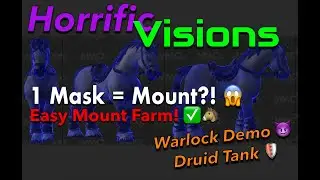 🐎 Void-Forged Stallion Mount DROP! 💀 | 1 Mask Run | Horrific Visions | TWW Patch 11.1