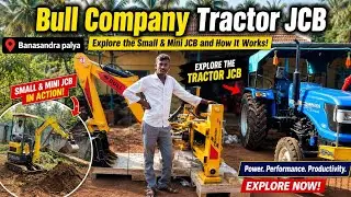  Next Level | Mini JCB 🚜Tractor Attachment | Bull Company Mini Excavator | Kannada |2026 @Sanjay.B.R