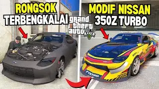 Aku Menemukan Mobil JDM Langka Nissan 350z Rongsok Terbengkalai di Kota - GTA 5 MOD