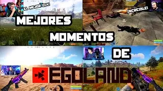 MEJORES MOMENTOS DE EGOLAND *Enfados y Risas* | RUST - D&iacute;a 10 | (Rubius, Ibai, Alexby y m&aacute;s)