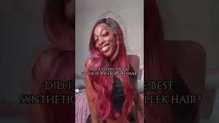 This is SLEEK HAIR best synthetic wig 👀 #syntheticwigs #wiginstall #shorts