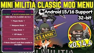 Mini Militia classic mod menu 0.14.4 || Mini Militia Classic 