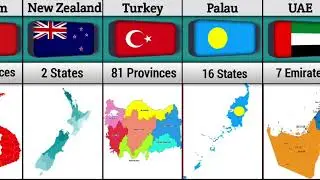How Many States From Different Countries