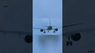 Crosswind Landing A320-271N Cebu Pacific RP-C4158 #shorts