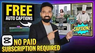 FREE Auto Captions in CapCut PC! (No Pro Required Hack)