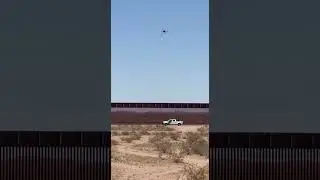 cartel drone gets shot down near border wall by border patrol agent