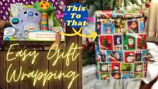 Gift Wrapping Ideas - How to wrap an open box toy- unique and easy gift wrapping
