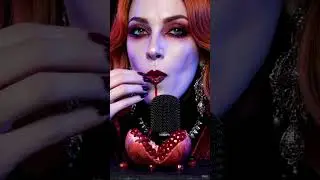 VAMPIRE ASMR 🩸 Eating The Blood Pomegranate | Extreme WET POPPING Sounds#shrots