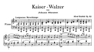 J Strauss / Alfred Grünfeld: Emperor Waltz, Op. 62 - Hans Kann, 1965 - MHS 1959