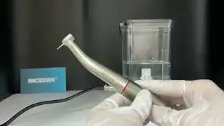 Dental Brushless LED Electrical Micro Motor with Water Tank Operation Demonstration #dentalmotor