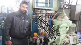 Alfa Laval MMPX 403 Lube oil Separator Sludge Pump Maintenance