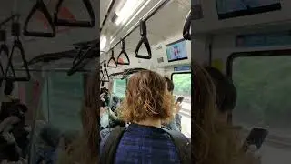 How quiet is it on the train in Tokyo?  #nekrooutdoors #train #subway #tokyo #japan #suica #vacation