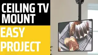 Ceiling TV Mount - Full Install - Super easy! #tv #tvmount