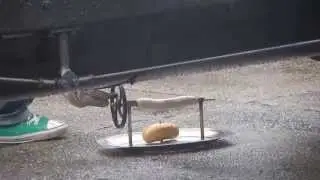 Brutus (as seen in TopGear) grilling a sausage