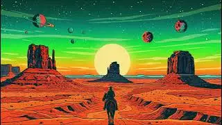 Psychedelic Western Desert Rock | Cosmic Chill Music Mix