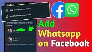 How to Add WhatsApp on Facebook | Link whatsapp with Facebook 